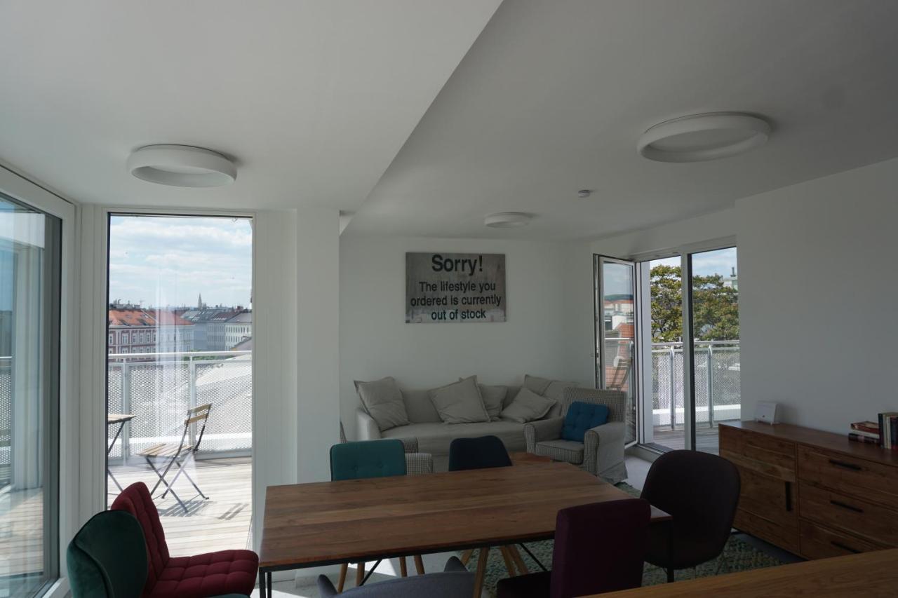 Augartenblick Penthouse 15 Bécs Kültér fotó